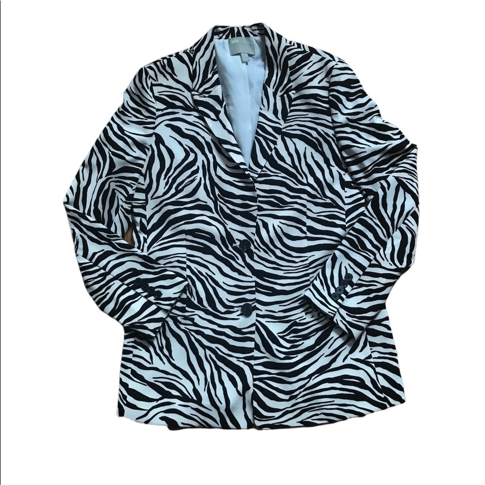 Asos Zebra Print Blazer - image 1